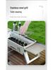 Portable Folding Stainless Steel Charcoal Grill for Indoor/Outdoor Use