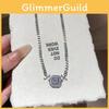Geometric Zircon Hollow Pendant Necklace For Women Summer Fashion Jewelry