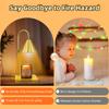 Candle Warmer Table Lamp Aromatherapy Candlestick Night Light Bedroom Bedside Desk Lamp Study Office Home Retro Melting Wax Lamp