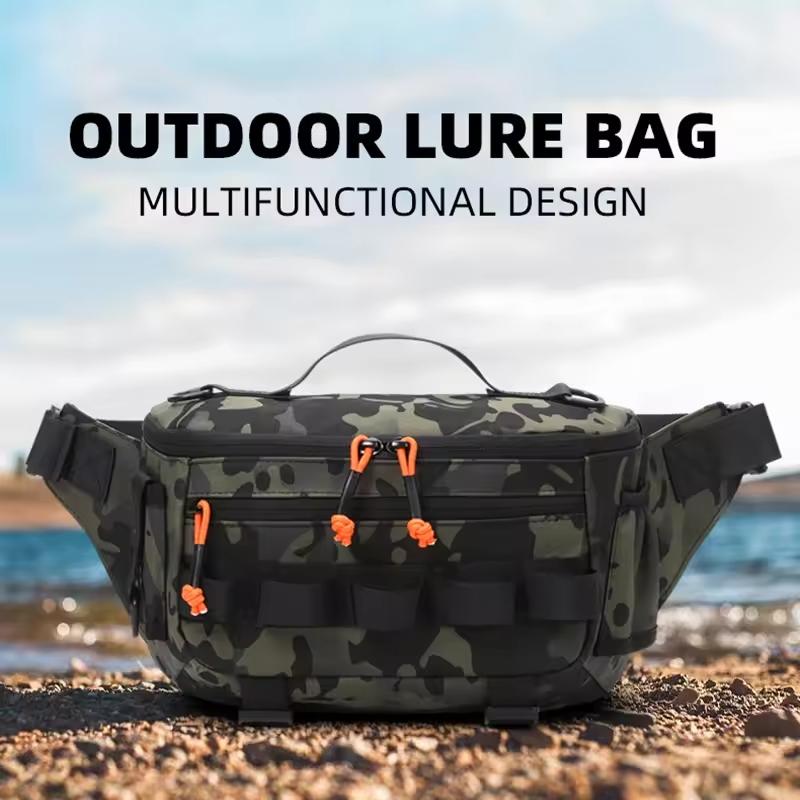 Fishing Chest Waist Bag Tactical Outdoor Travel Sports Fishing Lure Bags Hunting Camping Hiking Cycling Pack Rig Pouch
