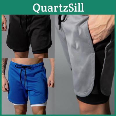Pantaloni Scurți Sport pentru Bărbați, cu Uscare Rapidă, Respirabili, pentru Antrenament, Alergare, Exerciții Fizice, Casual