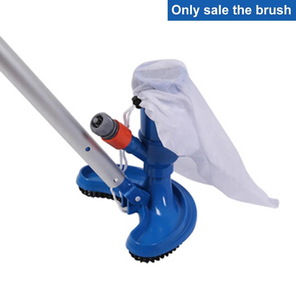 Portable Vacuum Head Brush Swimming Pool Vacuum Cleaner Tool Suction Head Pond SPA Fountain Cleaning Brush Underwater Cleaner
