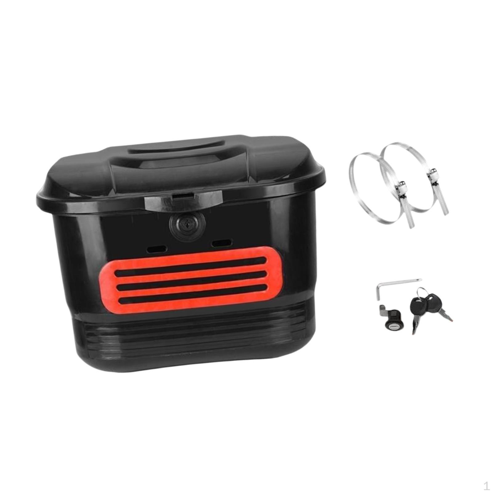 

Сумка-корзина для велосипеда, багажник для велосипедов, водонепроницаемый органайзер для хранения с замком и ключами для Without Inner Bag