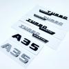 CXAFM1 Silver Black Letters A35 Turbo 4matic Emblem for Mercedes Benz AMG Car Fender Trunk Rear W176 W177 Logo Sticker Accessories