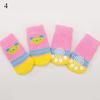 4Pcs Winter Knit Warm Socks for Small Dogs Thick Anti-Slip Pet Dog Socks Chihuahua Paw Protector Dog Booties Acssories S/M/L