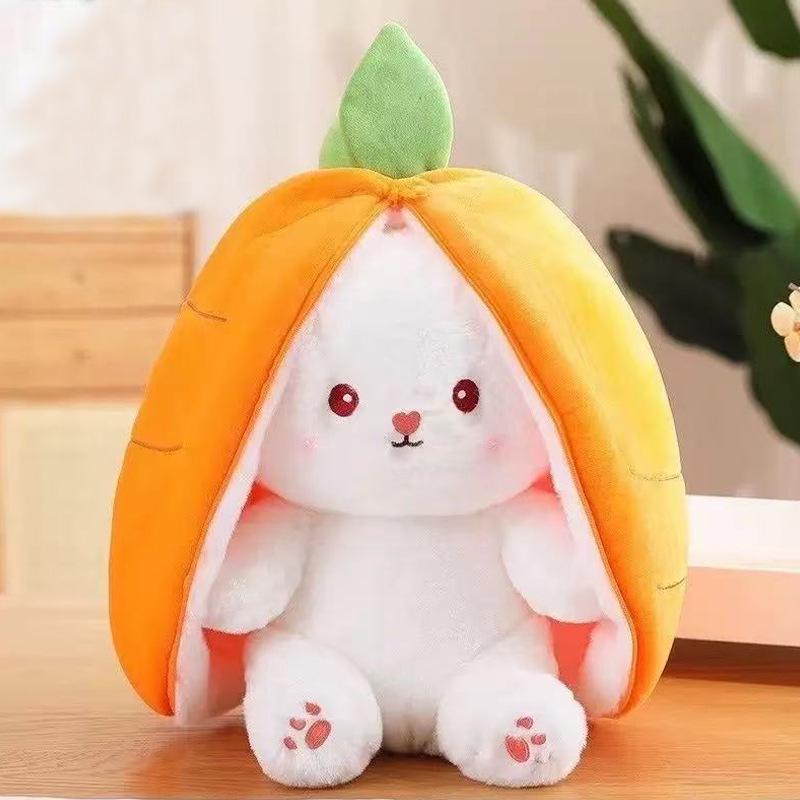 8-Inch Little Fruit Rabbit Plush Toy Doll - Claw Machine Gift 18 cm