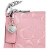 Coach Nolita 19 Heart Pendant Chain Handle Zipper Closure Patent Leather Handbag Small Women Handbag Pink CCZ27-SVPK