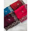 Premium Fandy satin with c pallu spring Dori embroidery work and all over sarees butta work with cutwork border