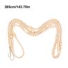 12FT Christmas Wood Bead Wreath DIY Christmas Wooden Beads Garland For Christmas Tree Indoors Fireplace Decoration