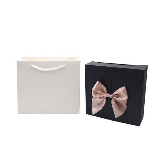 Gift Box Exquisite Workmanship East to Use Cardboard Artificial Rose Flower Jewelry Holder Valentine's Day Accessories