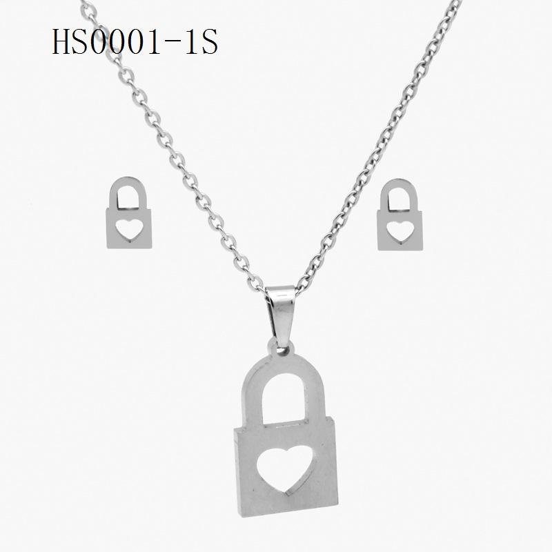 1 комплект элегантных женских подвесных ожерелий с подвесками и серьгами для пирсинга — фото 5