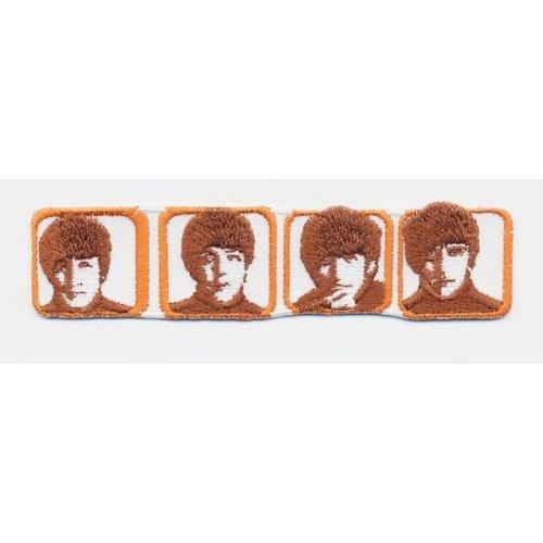 The Beatles Heads In Boxes Iron On Patch