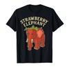 Erdbeer Elefant Lustig Italienisch Gehirnfäule Kinder Gaming Meme T-Shirt Für Männer Frauen 100% Baumwolle T-Shirts Kurzarm Tops P495