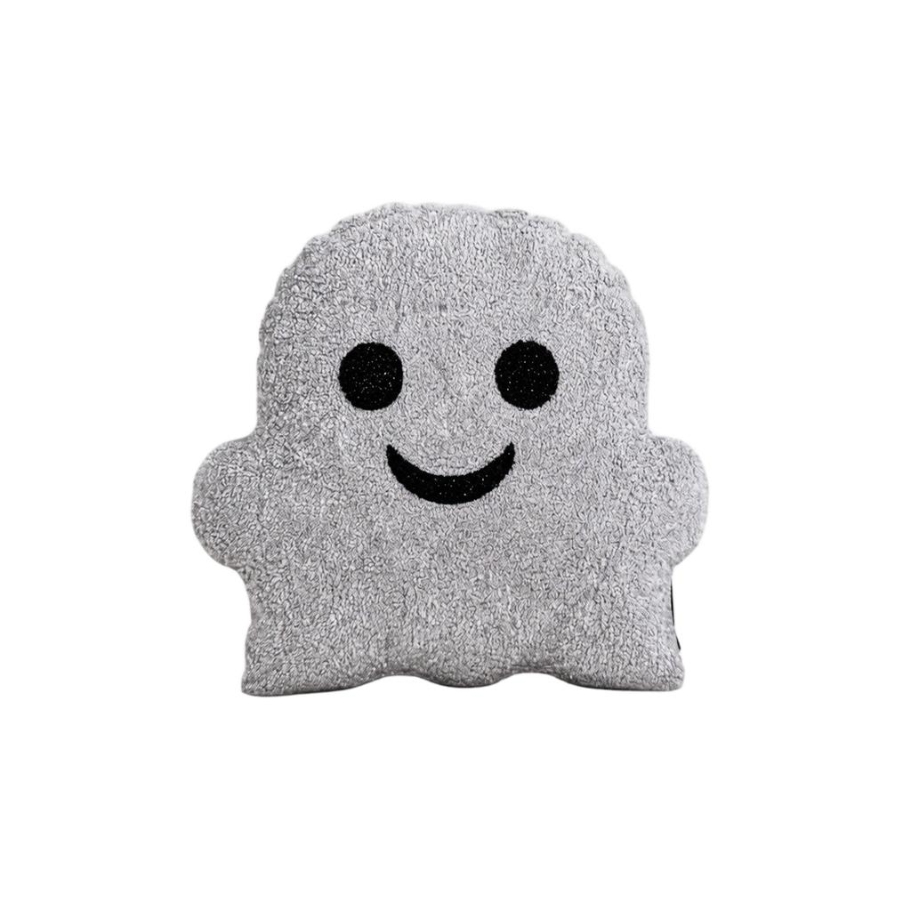 Decorative Ghost Shaped Throw Pillow Soft Plush Cushion for Home Sofa Bedroom Living Room Seasonal Holiday Decoration