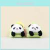Adorable Panda Keychain Plush Toy Soft Cuddly Cartoon Animal Doll For Bags