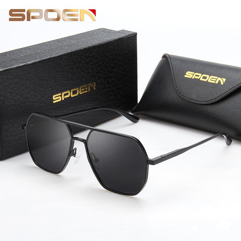 Aluminum-Magnesium Polarized Photochromic Fashion Sunglasses for Men & Women - UV Protection for Driving & Outdoor Activities