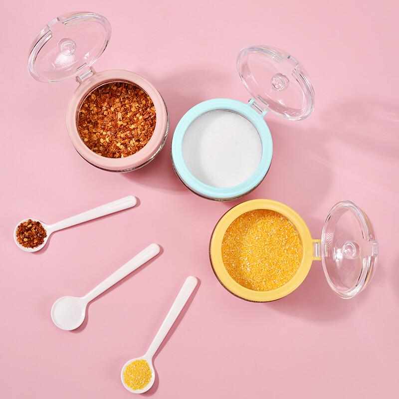 Peter Rabbit Lead-Free Glass Spice Jar Set with Tray