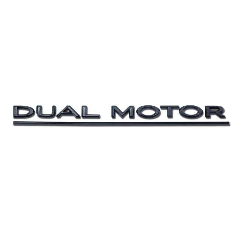 Emblema Scritta Sottolineata DOPPIO MOTORE per Model Y 3 X S Car Styling Adesivo Badge Camion