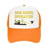 Ham Radio Operator  Trucker Hat For Man Woman Summer Outdoor Mesh Side Hats Caps Adjustable Fit For Casual Headwear