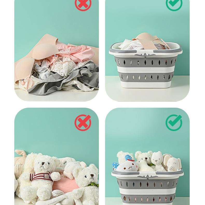 New Large Folding Dirty Clothing Basket for Household Use Wall Hanging Clothes Storage Basket Bathroom Laundry Basket Laundry Basket