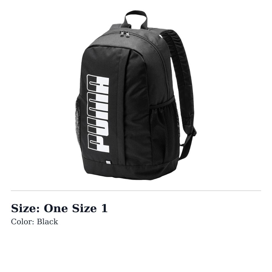 PUMA Fabric Backpack Regular Mens Black