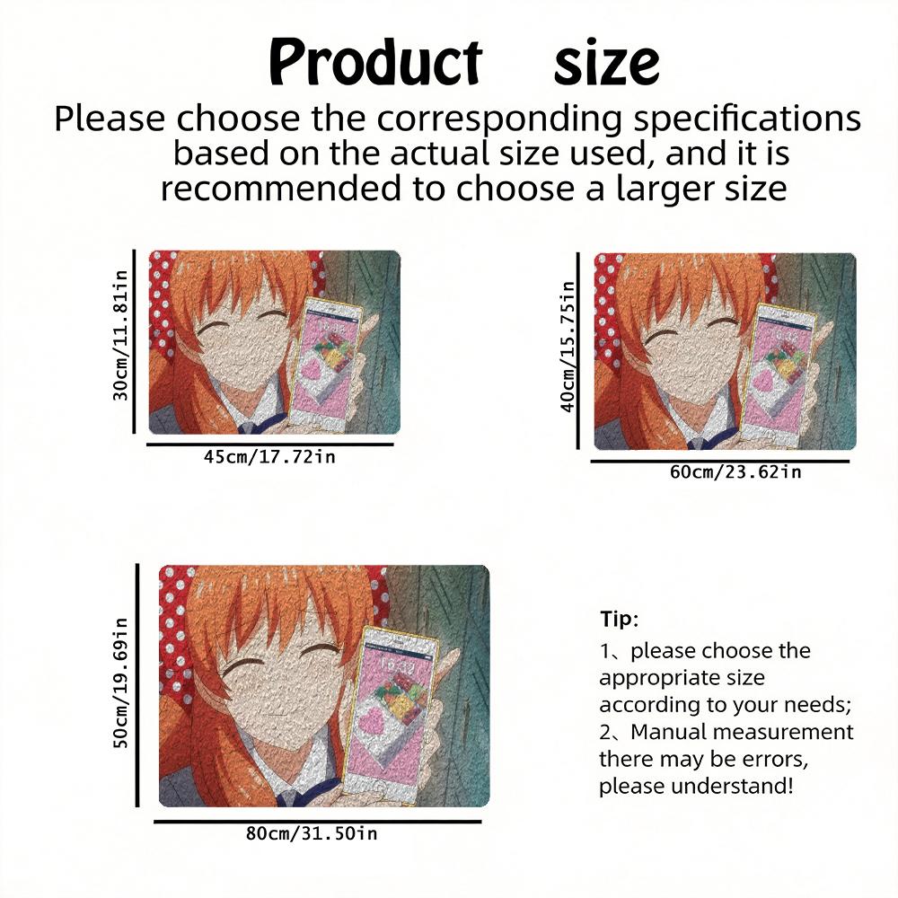 Anime Monthly Girls' Nozaki-kun Floor Mat Eco Diatomite Antibacterial Odor-Resistant Floor Mat & Drain Pad for Kitchen &Bathroom