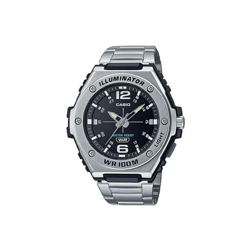 CASIO Customized watch modified series Molten Ring Fashionable watch Life waterproof MWA-100HD-1A modified Quartz Steel S MWA-100HD-1A чёрный