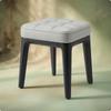 Quadratischer Hocker, getuftet, gepolstert, kleiner Hocker für Kinder, Wohnzimmer, Eingangsbereich, Teetisch