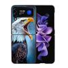 Majestic Eagle Gaze Phone Case For Samsung Z Flip 7 6 5G Galaxy Z Flip4 Z Flip5 Z Flip3 Coque Black Hard PC Shell Protective Cov