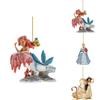 Enchanting Cinderella Snow White Ariel Belle Hanging Acrylic Toy For Party