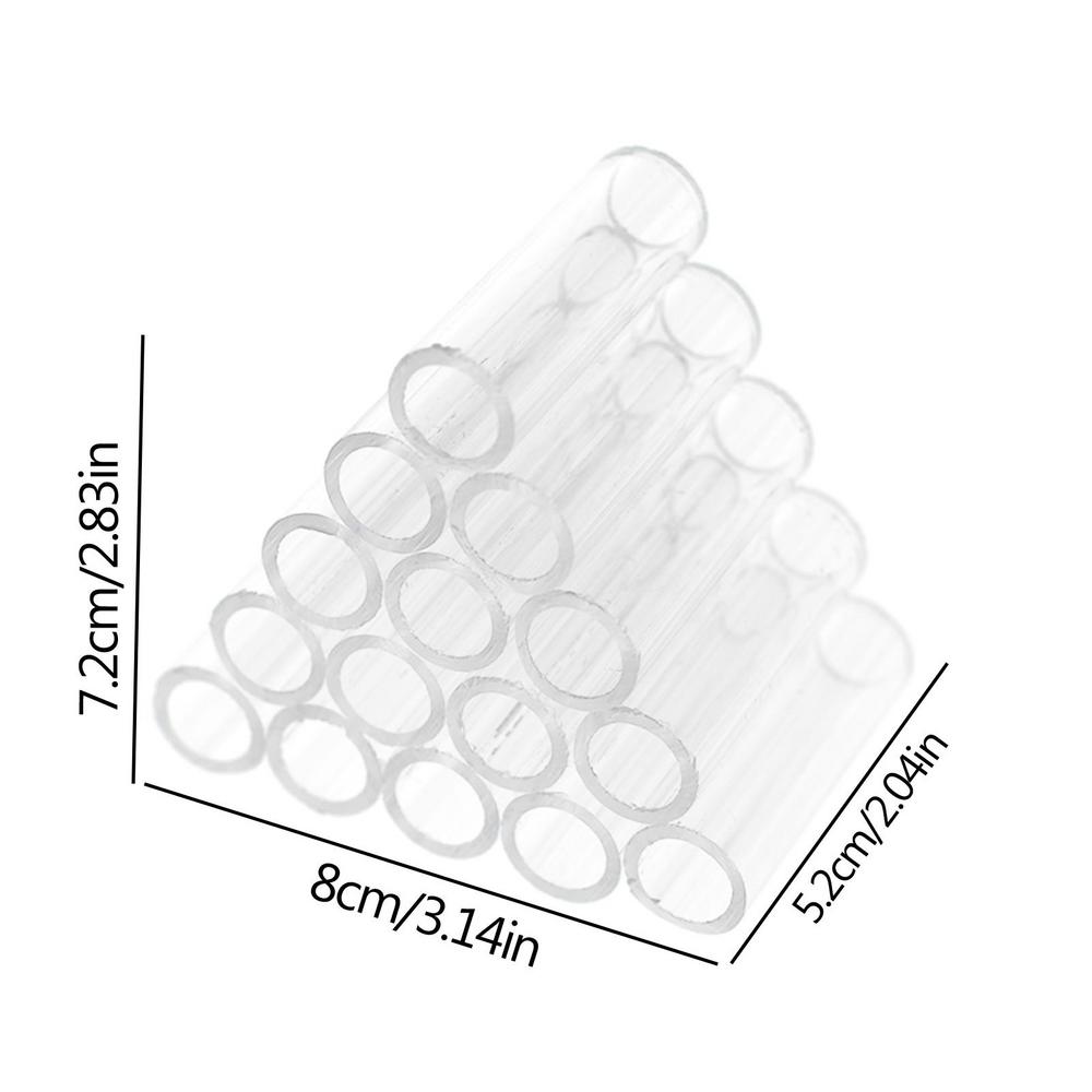 Shrimp Breeding Tube, Transparent Acrylic Crystal Shelter House for Fish Tank Tube Aquarium Shrimp Cave Breeding Habitat Pipes