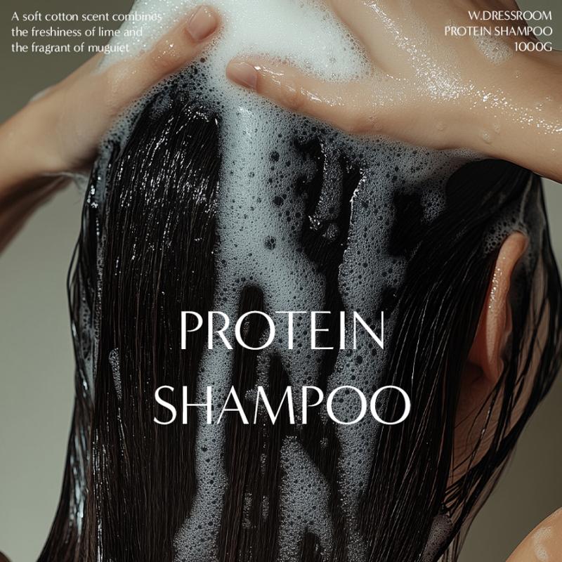 W.DRESSROOM Shampooing Protéiné 97 April Cotton 1000g
