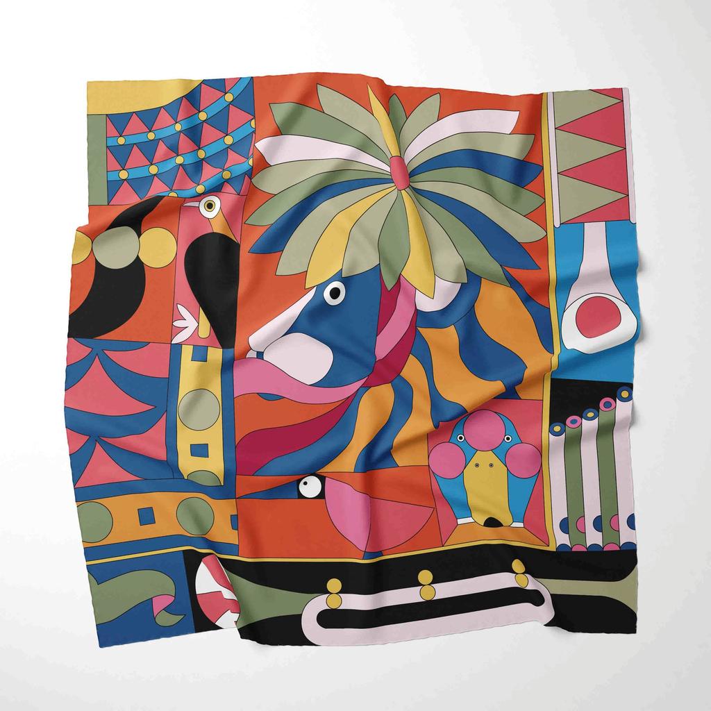 70cm*70cm Silk Square Scarf Women Bandana Print Scarves Head Band Fashion Lady Hair Shawl and Wrap Female Neckerchief Hijab