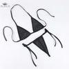 2pcs Set Bikini Extreme G String Slutty Mini Thong Bikinis Sexy Teeny Swimsuit for Women Triangle Exotic Bathing Suit