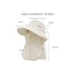 Summer Women Large Brim UV Protection Fisherman Hat with Leaking Ponytail Waterproof Bucket Hat Outdoor Breathable Sunscreen Cap