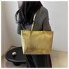 2024 New Women's Large Capacity Crocodile Texture Korean Style Fashion Shoulder Tote Bag