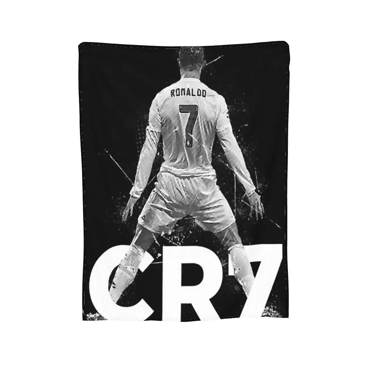 

CR7 Криштиану Роналду Одеяла Мягкое Теплое Фланелевое Плед Одеяло Постельные принадлежности для Кровати Гостиной Пикника Путешествий Дома Дивана# 75X95CM серый
