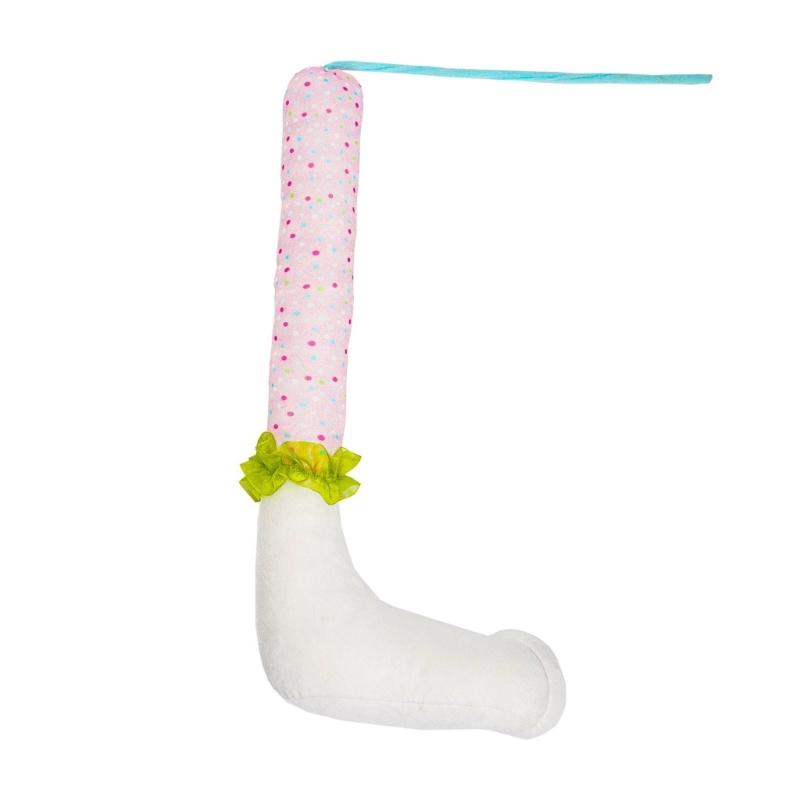 

Plush Rabbits Leg Ornament Spring Holiday Hanging Ornament For Living Room Bedroom Table Centerpieces Home Decoration розовый