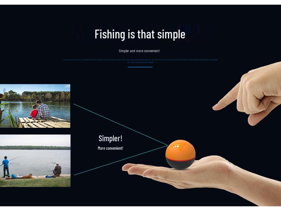 Cross-Border Black Tech: Erchang Sonar Fish Finder - Wireless WiFi HD Dual-Band Smartphone Compatible Fishing Gear