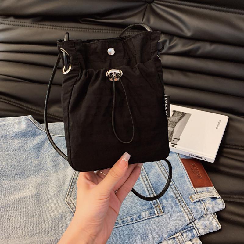 Stylish Casual Crossbody Coin Purse New Minimalist Fashion Phone Bag For Women 2024 Japanese Korean Artistic Lightweight Small Bag