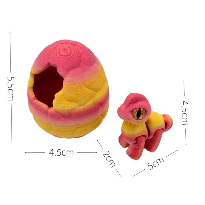 Brand-Spanking-New 3D Superior-Grade Printed Play Sets First-Class Cracked First-Class Dinosaur Superior-Grade Eggs High-Standard Ornament