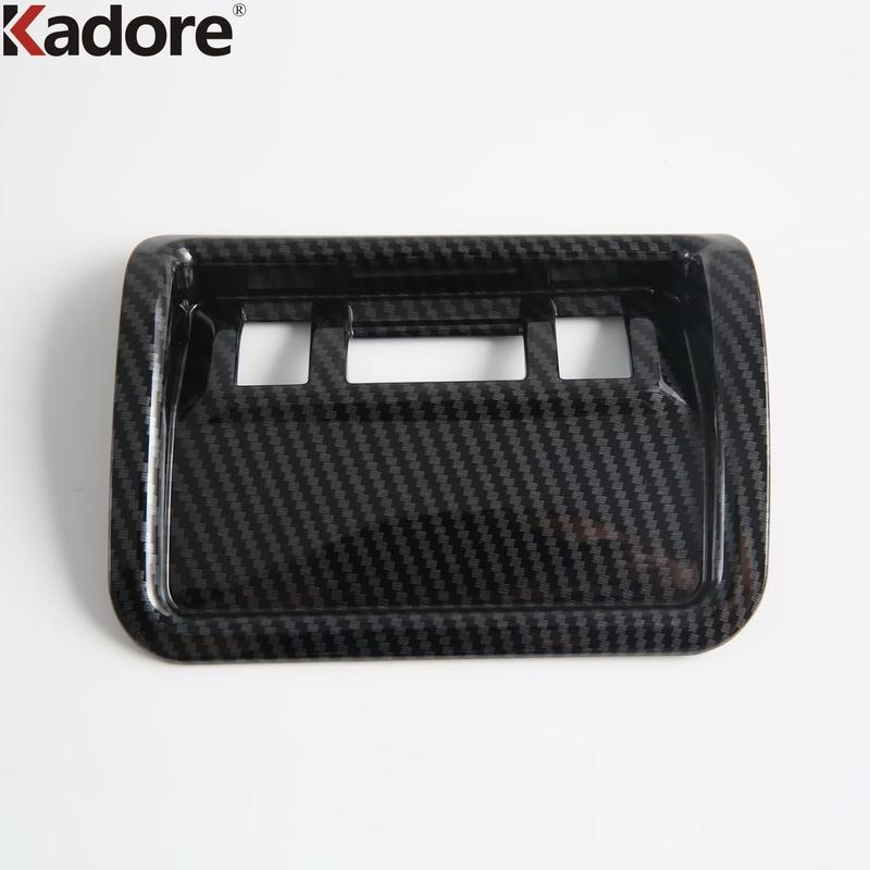 Car Head Light Lamp Switch Button Panel Cover Trim For Subaru Forester 2025 2026 Carbon Fiber Inteiror Mouldings Accessories