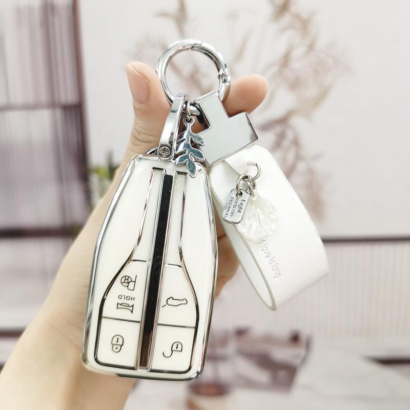 Luxury Protective Key Case for FAW Hongqi H5/HS5/HS7/H9/e-HS9 Cars – Women's Edition