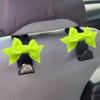 2 Pack Bow Car Purse Hook Car Bag Hooks Car Hooks for Purses and Bags Cute Car Seat Back Storage Hook for Headrest Blue Bow