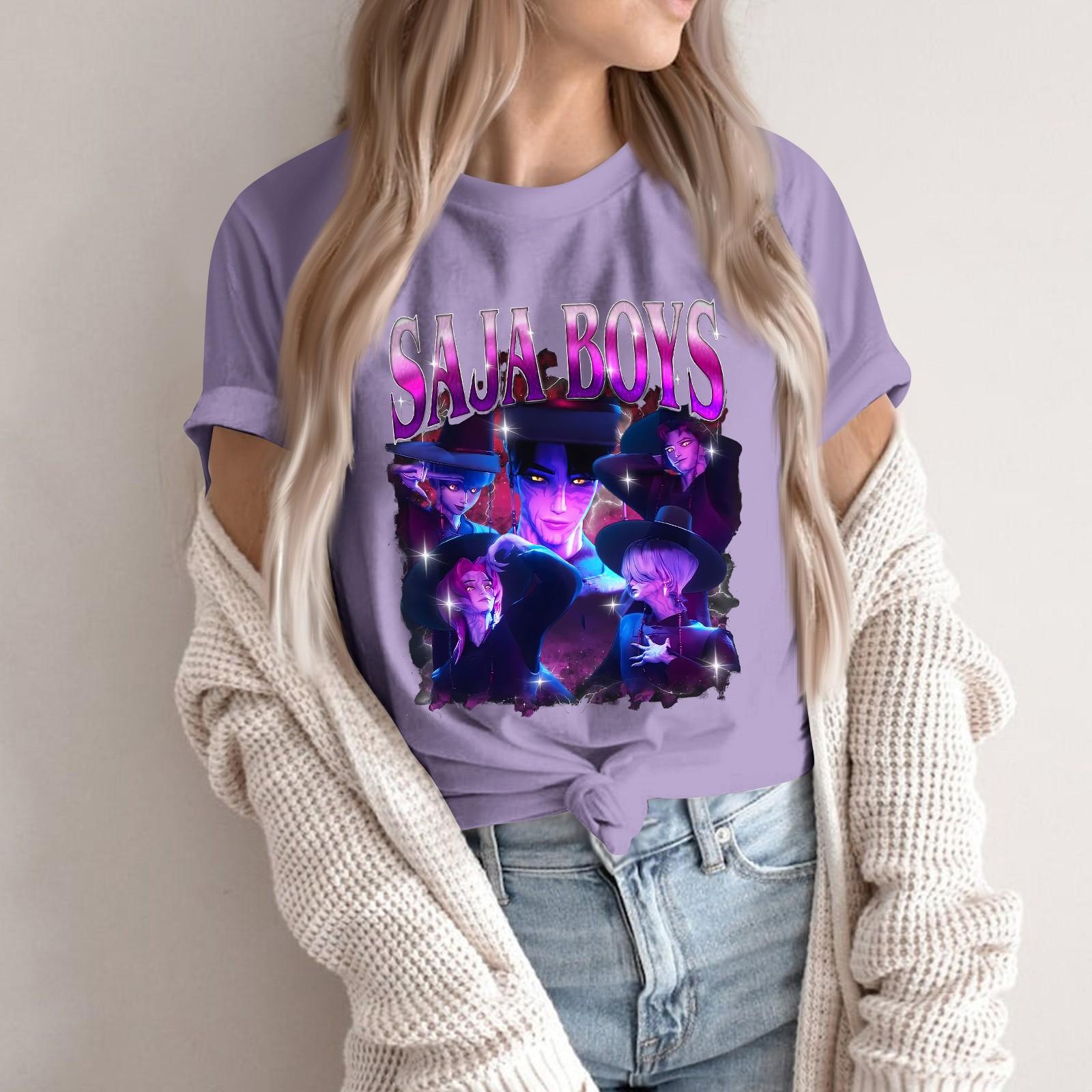 

Женская футболка с круглым вырезом, с коротким рукавом, повседневный свободный топ XL фиолетовый