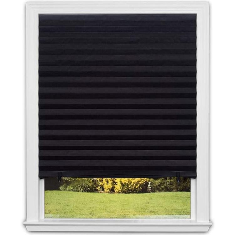 Lightproof Pleated Window Panel For Home And Offices Use Nonwoven Materials Easy To Trim
