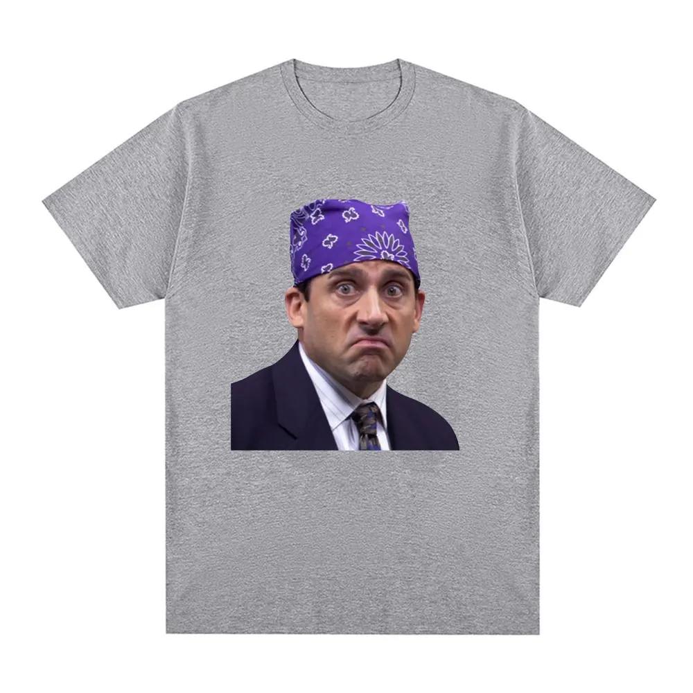 Prison Mike Michael Scott Homage The Office T-shirt Tv Series Dwight Schrute Jim Halpert Short Sleeve Casual Oversized T-Shirts