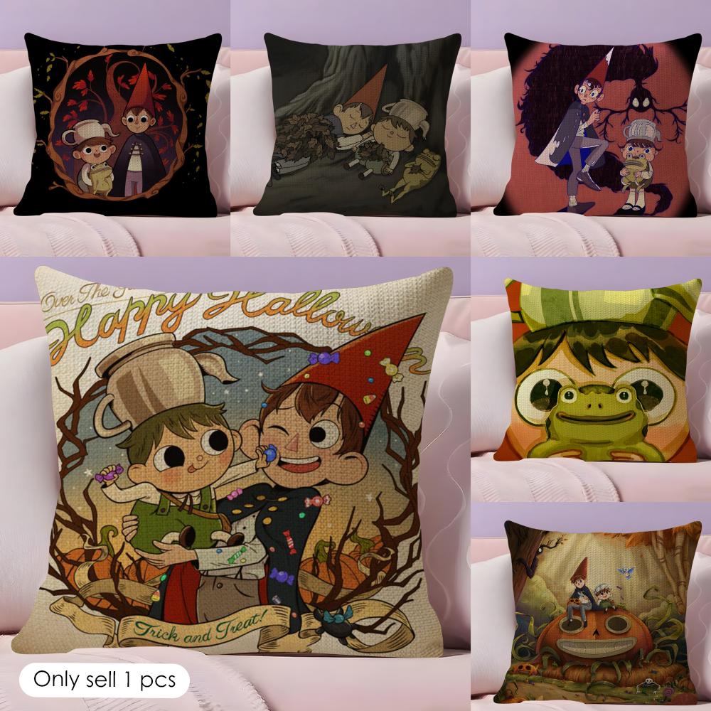 OOver The GGarden WWall Cushion Cover Natural Linen Organic Fabric DoubleSided Printing Couch Pillow Covers Home Decor