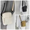 Korean Style Men Shoulder Bag Oxford Simple Phone Bag Simple Canvas Crossbody Bag  Outdoor