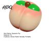 Anxiety Relief Stress Ball Soft Snow Peach Slow-Rising Squeeze Toy Realistic Fruit-Shaped PU Fidget Sensory for Novelty Decompression Gadget